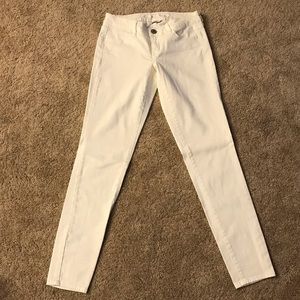 American eagle stretch skinny white jean legging